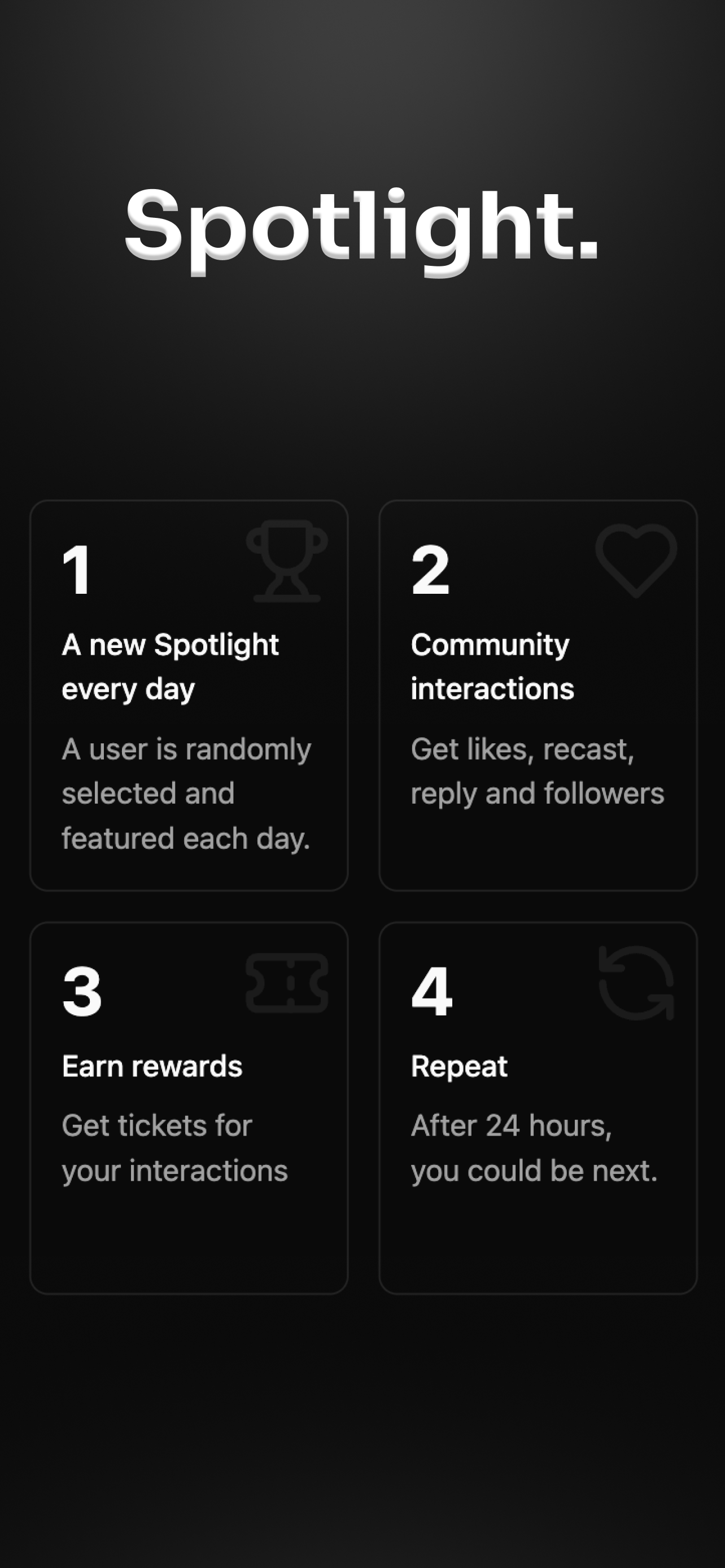Spotlight - Farcaster Mini Apps screenshot